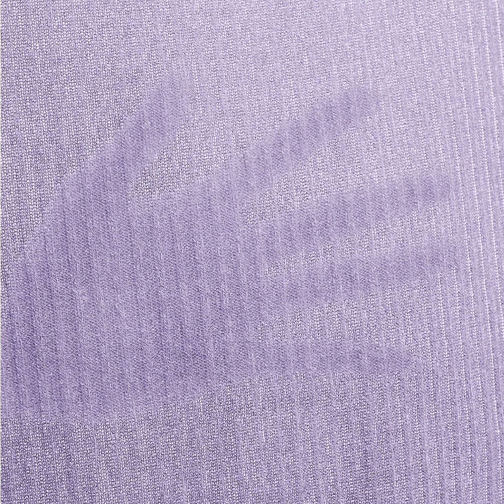 Shein EZ Wear v neck button placket crop tee lilac/purple size XL/12 - Picture 3 of 3
